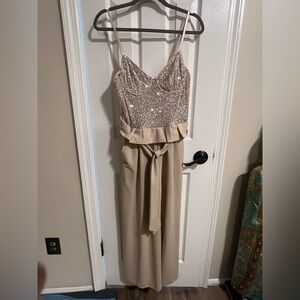 One Piece Jumpsuit Sequent Top Never Worn